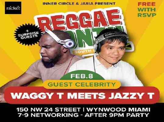 reggae month miami 2023 waggy t and Jazzy T wynwood
