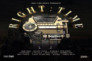 <strong>Listen To “Right Time Riddim” Mix Squash, Rygin King, Kabaka Pyramid, Intence, I Waata One Time Music</strong>