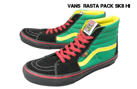 vans high top rasta colors shoes