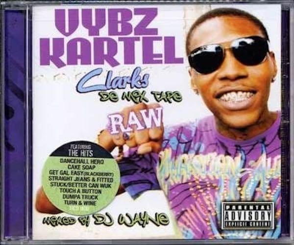 vybz kartel clarks the mixtpae dj wayne tad's records 2011 cover art