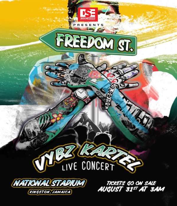 vybz kartel freedom street live concert tickets